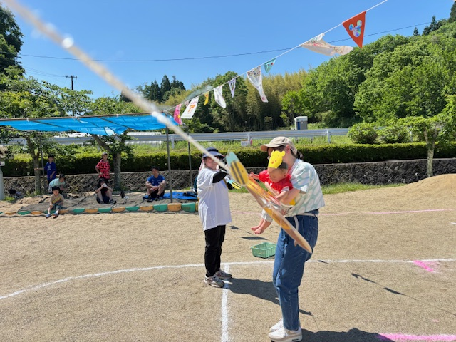 プーさんがテーマの親子競技【うめぐみ】